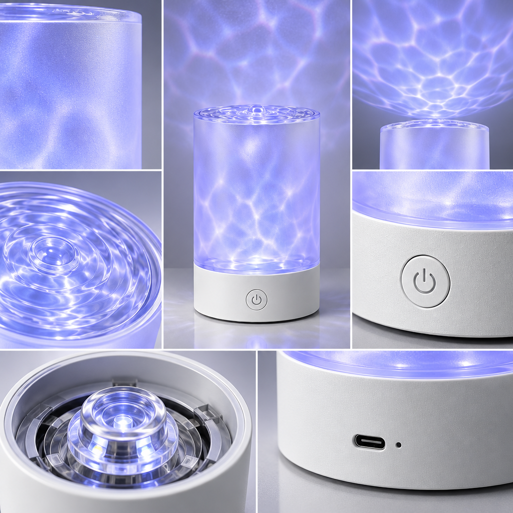 Nelvqaro™ Ripple Projection Ambient Lamp main image 06