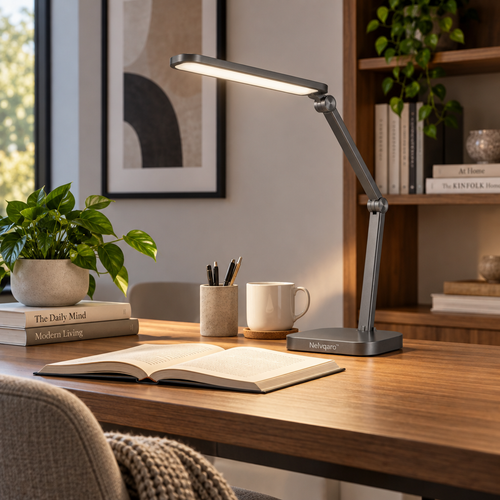 Nelvqaro™ Adjustable Eye-Care Reading Lamp main image 02