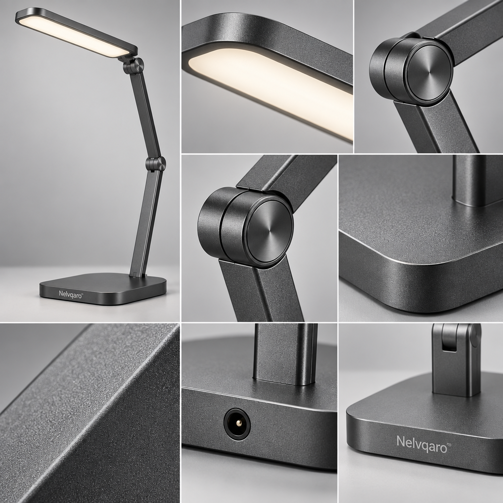 Nelvqaro™ Adjustable Eye-Care Reading Lamp main image 06