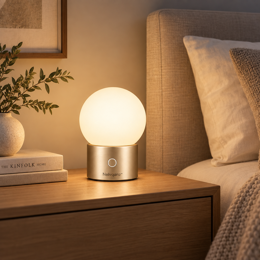 Nelvqaro™ Wireless Touch Bedside Lamp main image 02