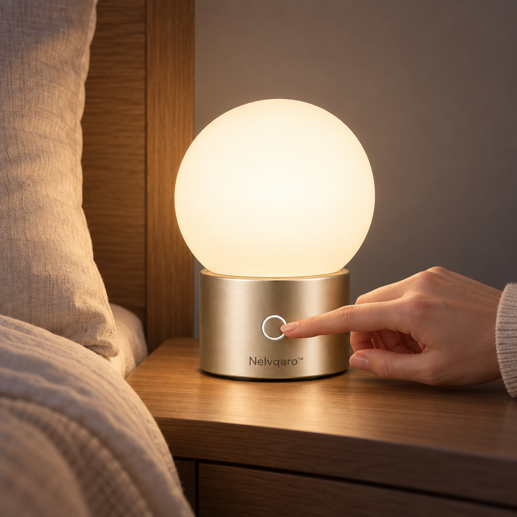 Nelvqaro™ Wireless Touch Bedside Lamp main image 04