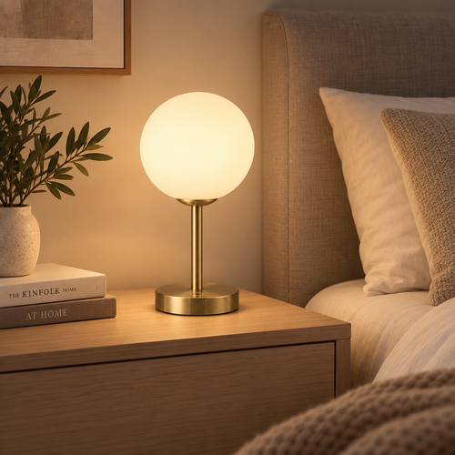 Nelvqaro™ Dimmable Globe Bedside Lamp main image 02