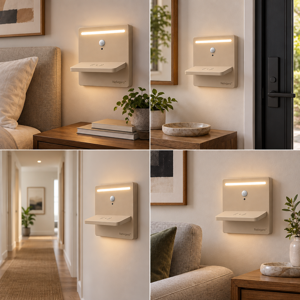 Nelvqaro™ Wireless Charging Sensor Wall Light main image 02