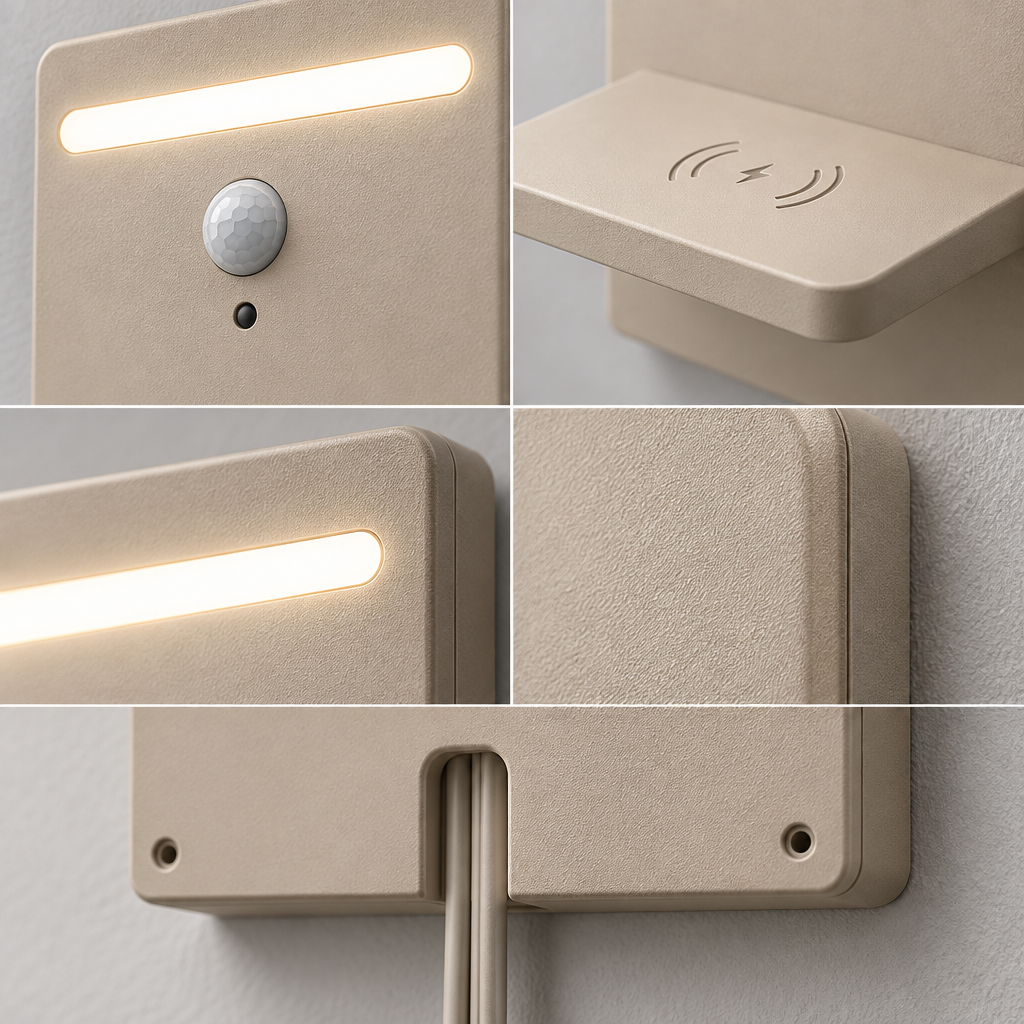 Nelvqaro™ Wireless Charging Sensor Wall Light main image 03