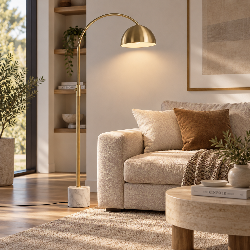 Nelvqaro™ Arched Living Room Reading Floor Lamp main image 02