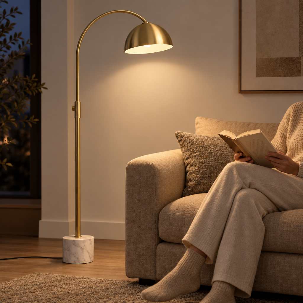 Nelvqaro™ Arched Living Room Reading Floor Lamp main image 04