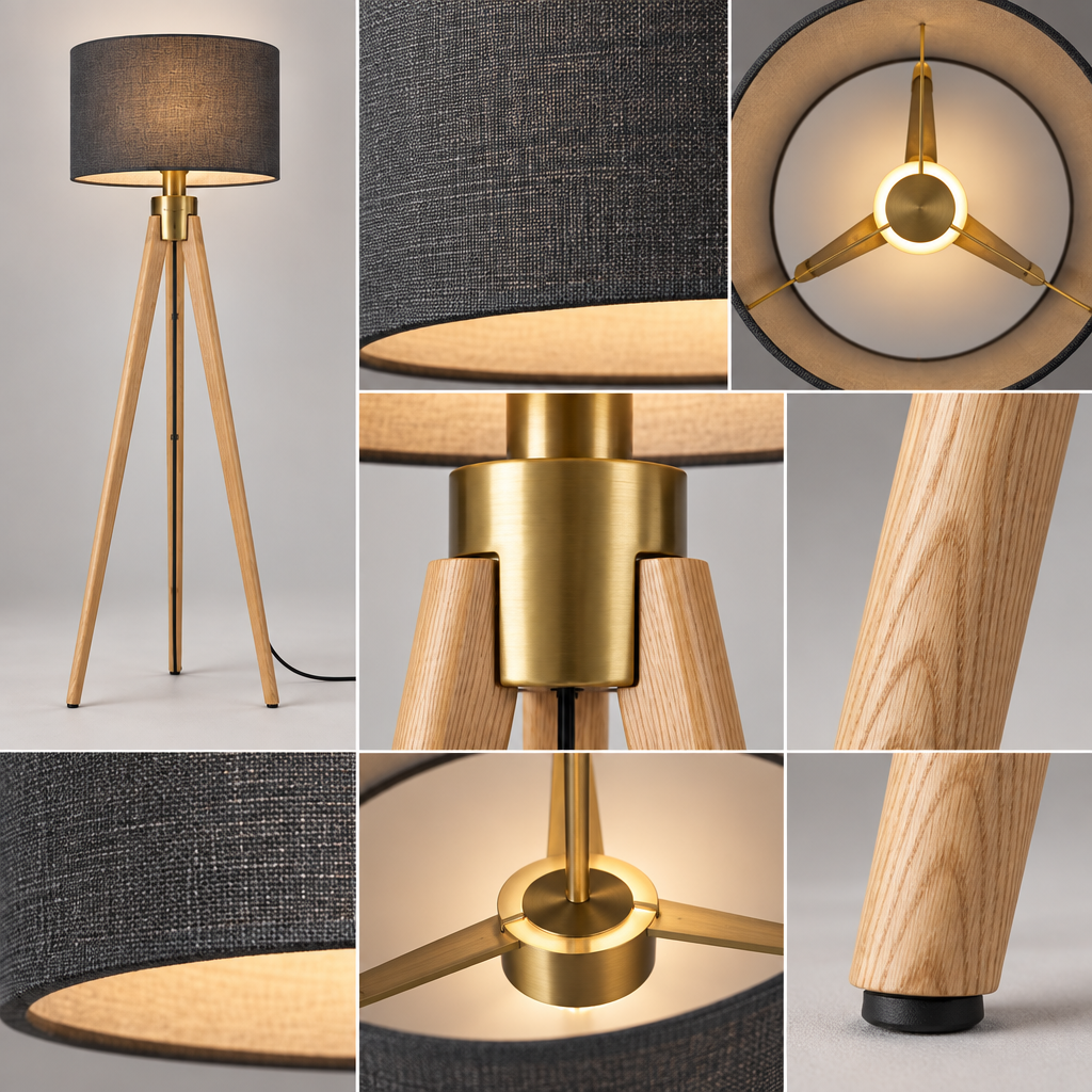 Nelvqaro™ Tripod Ambient Floor Lamp main image 06